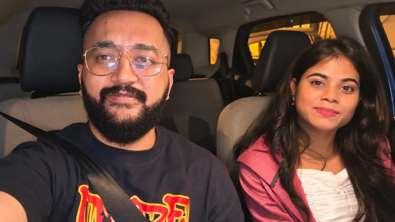 Prem and Mamtha in the first photograph they took together on 2 November 2025